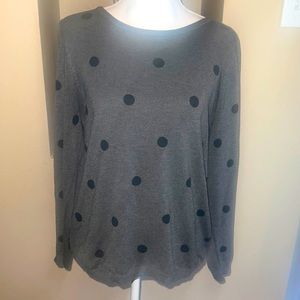 Polka dot sweater